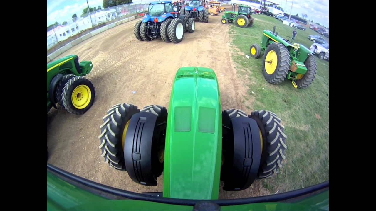 John Deere 8430 Tractor Pull Dodge County Fair 8-18-12