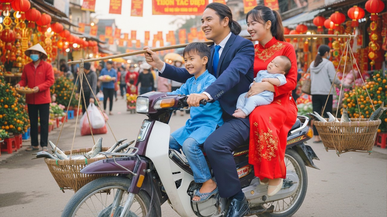 New Year 2026 Surprise: Our Family’s First Ride on a Brand-New Motorbike! - Eat Delicious Food