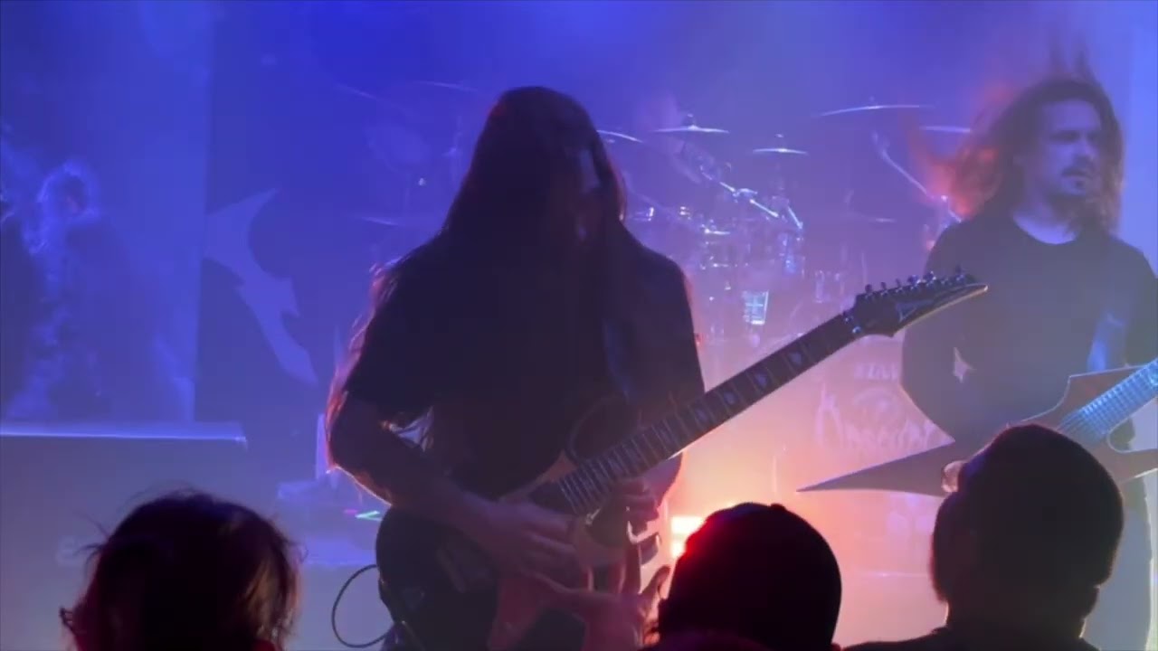 Obscura plays Akroasis live in Orlando FL 04282025 with the guitar player of Fractal Universe