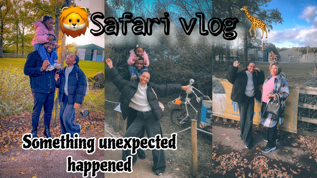 Knowsley Safari park🇬🇧 Something unexpected happened 😅/ Family day out 