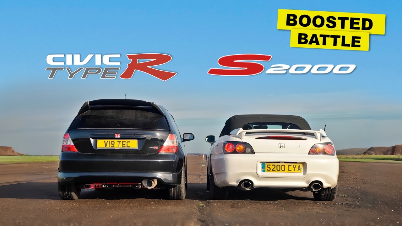 WHICH ONE SURVIVES? 500HP CIVIC TYPE R vs 500HP S2000