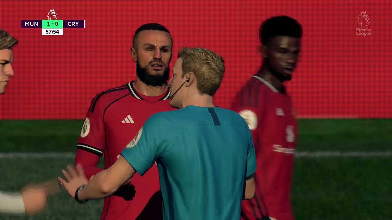 Manchester United versus Crystal Palace