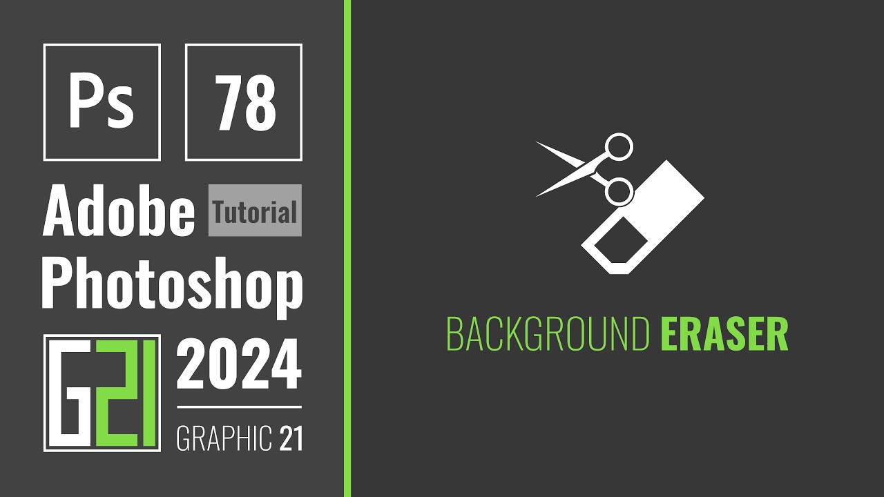 آموزش صفر تا صد فتوشاپ 2024 بک گراند اریزر درس ۷۸ How to Use Background Eraser Tool in Photoshop L78