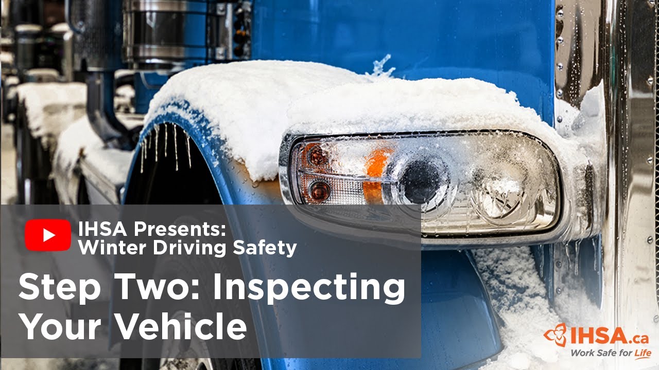Winter driving safety: inspecting your vehicle
