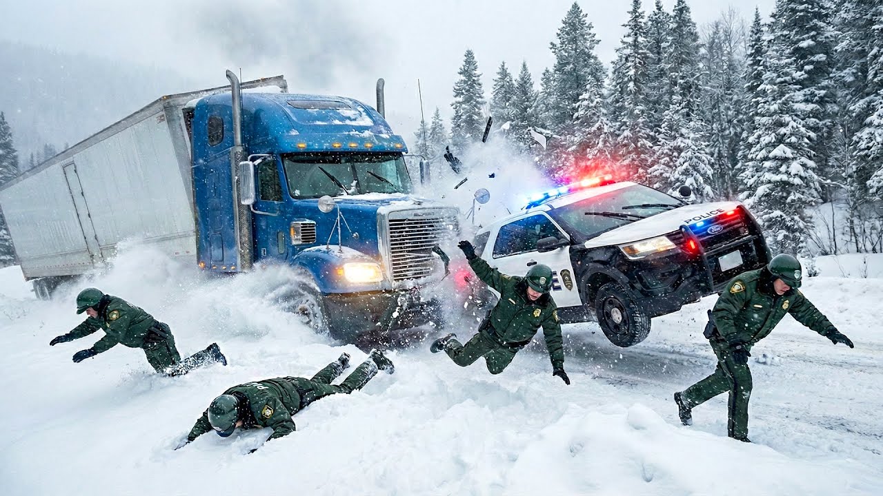 Idiots With Diesel Trucks: Ice Road Madness Caught On Camera | EXTREME Winter Driving Fails #12