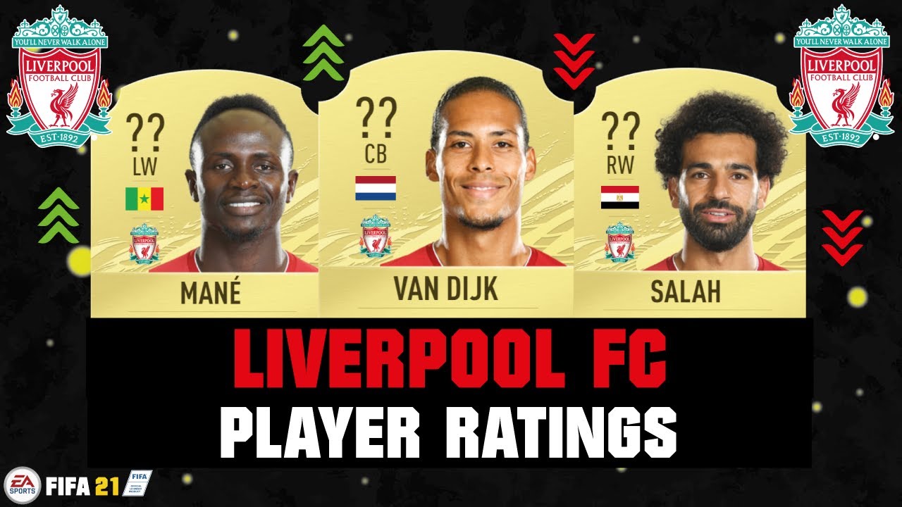 FIFA 21 | LIVERPOOL FC PLAYER RATINGS! 😱🔥| FT. VAN DIJK, MANE, SALAH... etc