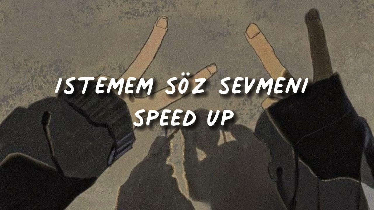 Ferman Akgül - istemem soz sevmeni (speed up song)