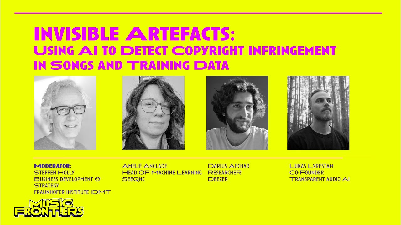 MUSIC FRONTIERS - Invisible Artefacts: Using AI to detect Copyright Infringement in Songs #aimusic