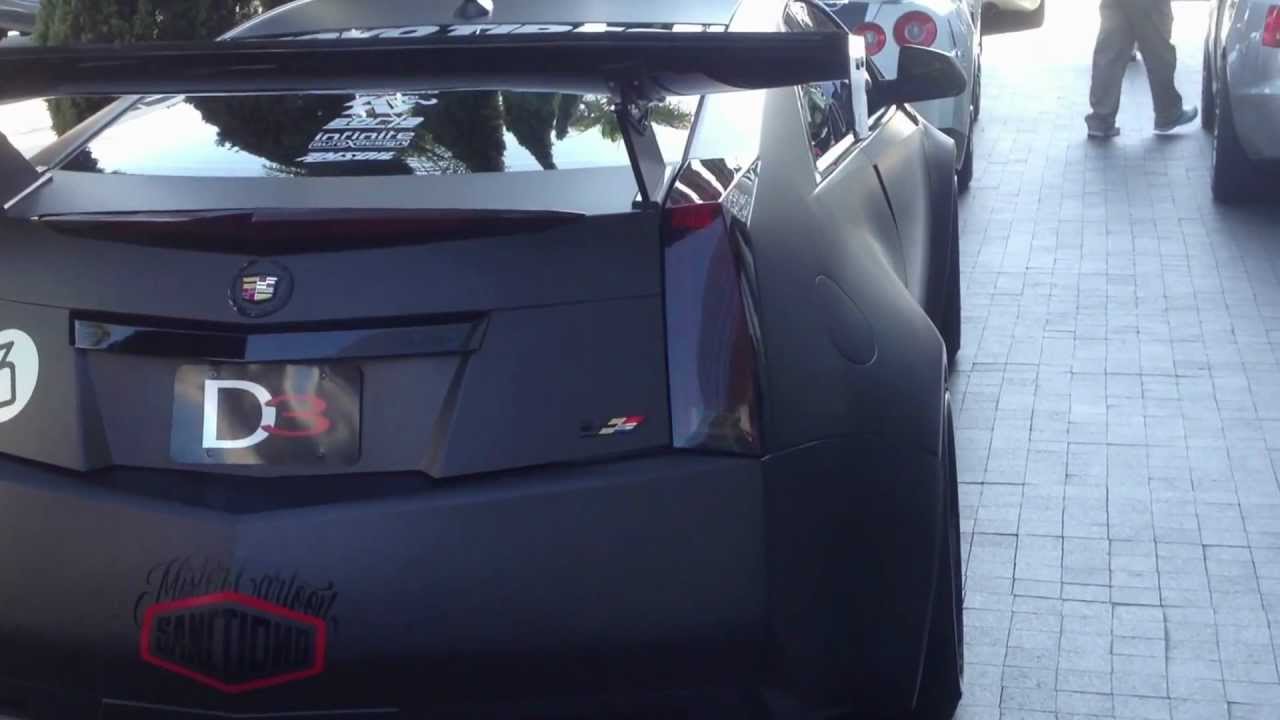 Cadillac CTS-V Wide body supercharged Bull Run edition matte black LISTEN