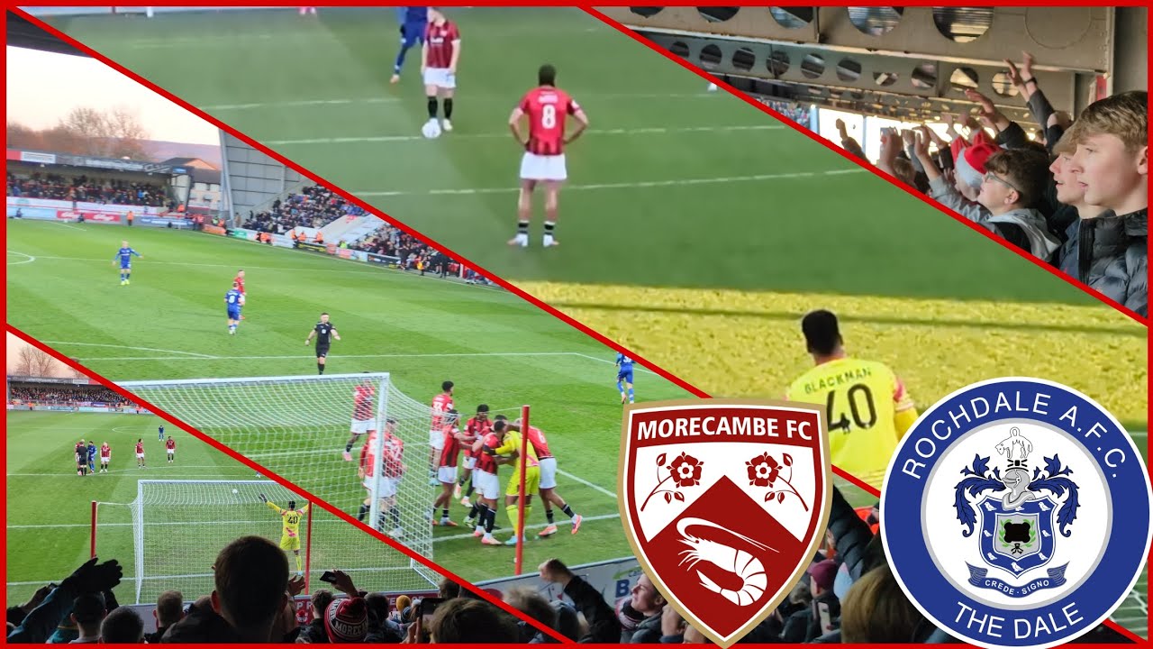 2 Penalty Saves From Morecambe Wasn't Enough To Stop Rochdale| Boxing Day Football