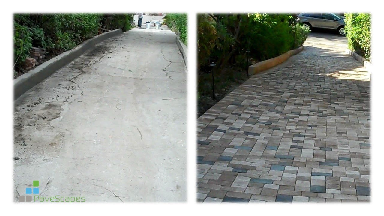 Ugly Concrete? We make it Beautiful! | Interlocking Pavers | Concrete Pavers