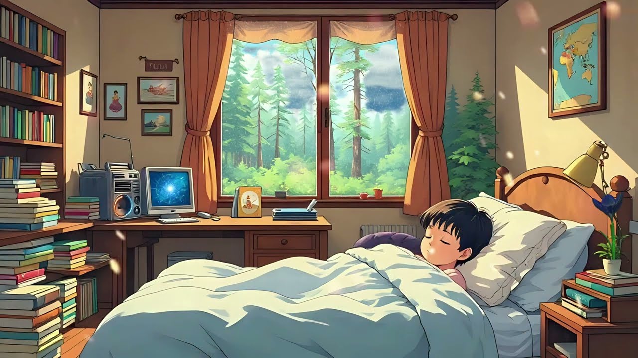 lofi to sleep better, end anxiety, relaxation frequency
