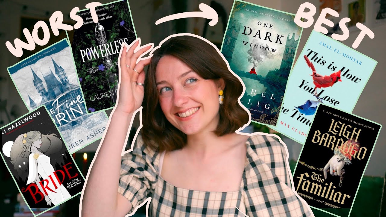 От худшей к лучшей книге года на данный момент (2024)