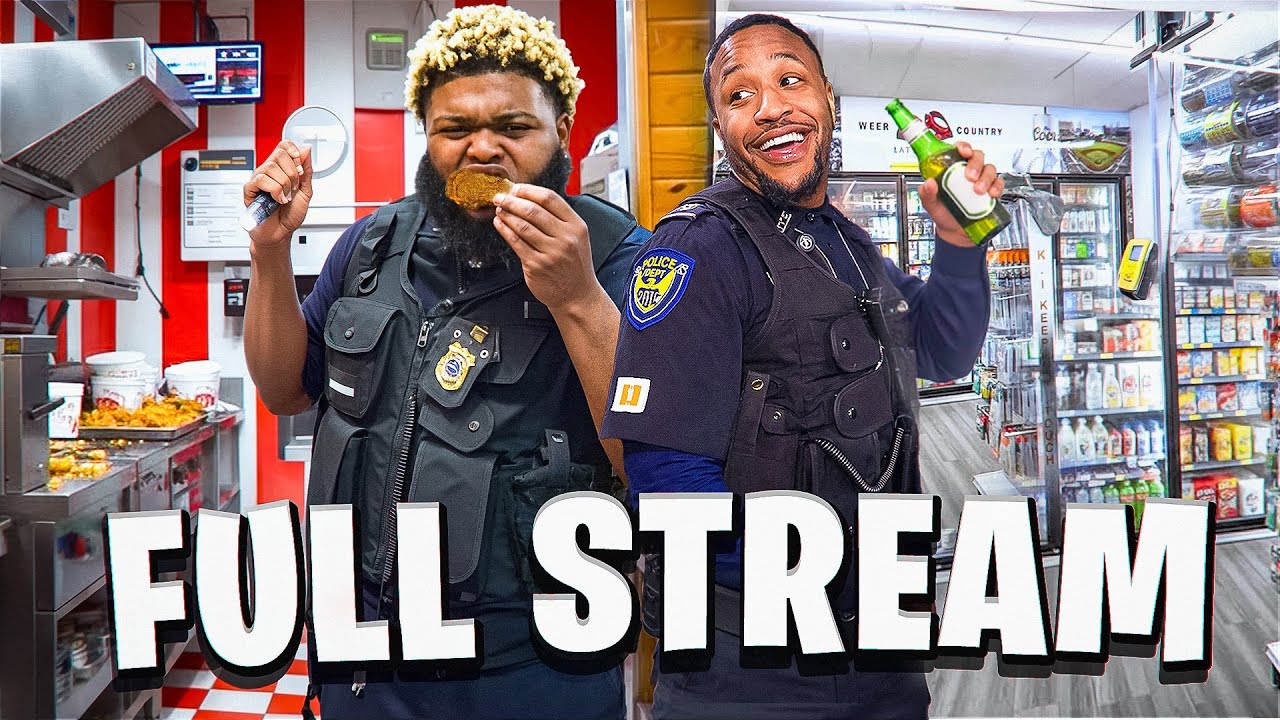 Druski & I Became COPS for 24 Hours! (FULL STREAM) 