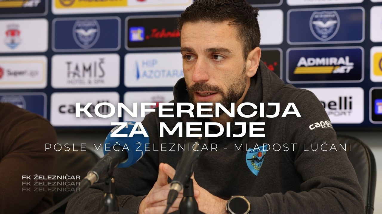 KONFERENCIJA ZA MEDIJE | Radomir Koković posle meča Železničar - Mladost Lučani