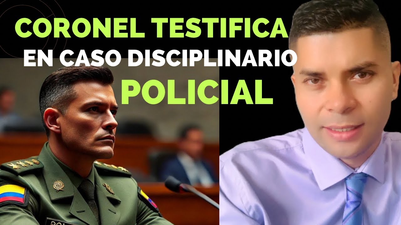 Coronel de la policía testifica en caso disciplinario policial