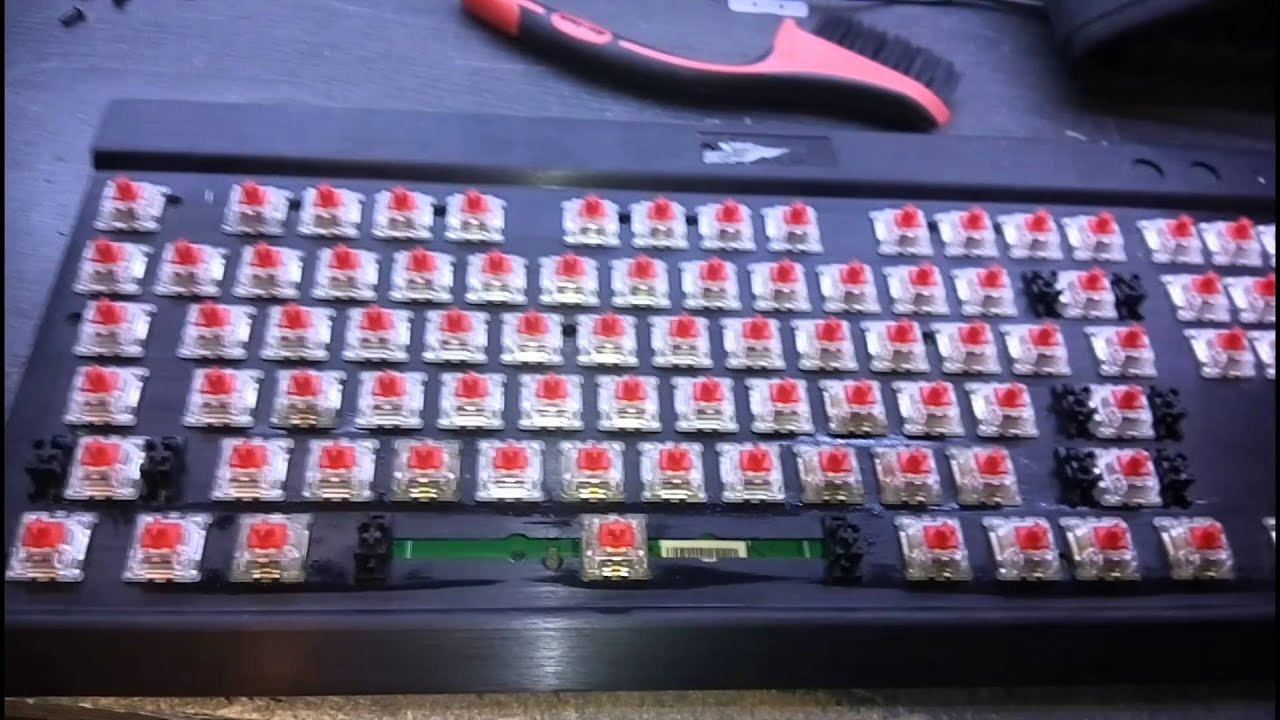 Corsair K70 RGB Keyboard Repair (Spilled Drink)