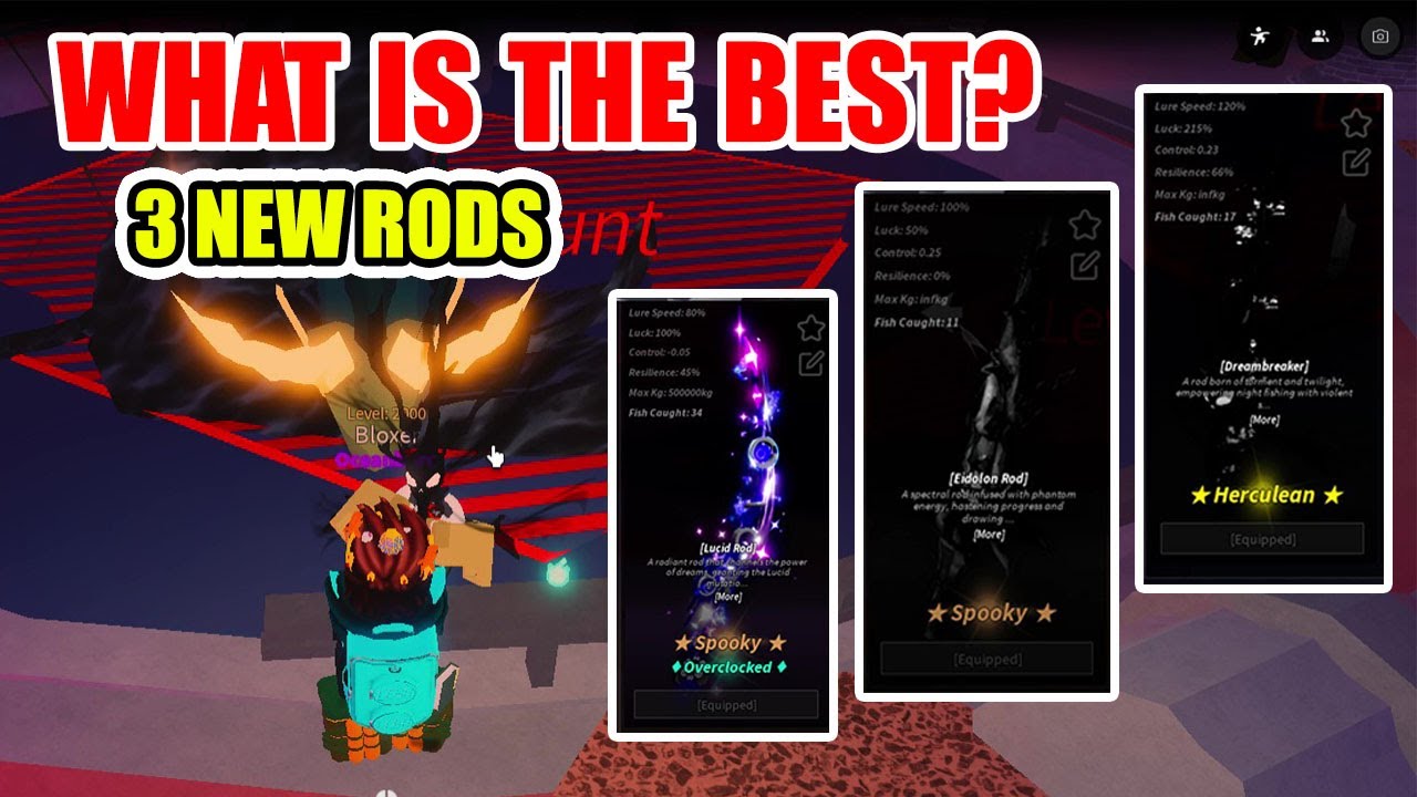 ROBLOX - FISCH: What is the Best Rod for Catching Leviathan?