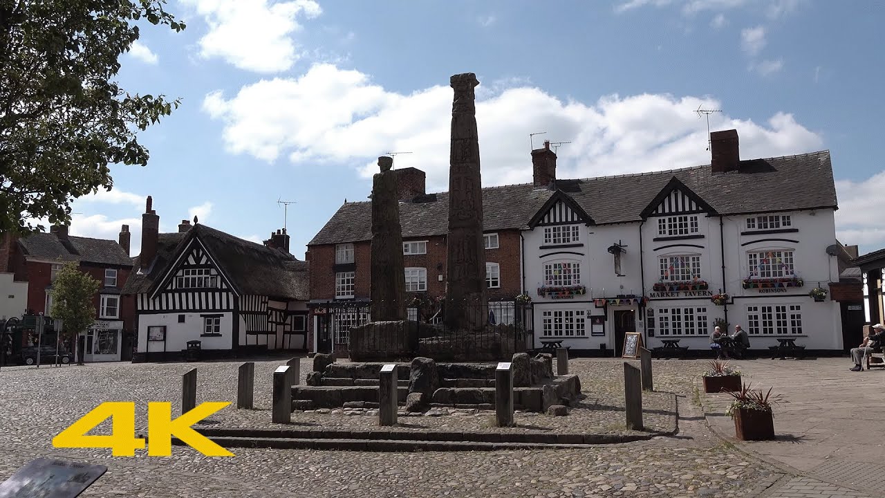 Sandbach Walk: Town Centre【4K】
