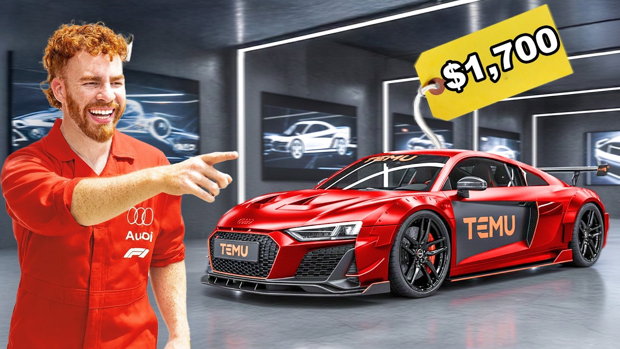 СТРОИМ НЕВЕРОЯТНУЮ AUDI R8 ЗА 150 000 ДОЛЛАРОВ ОТ TEMU!!