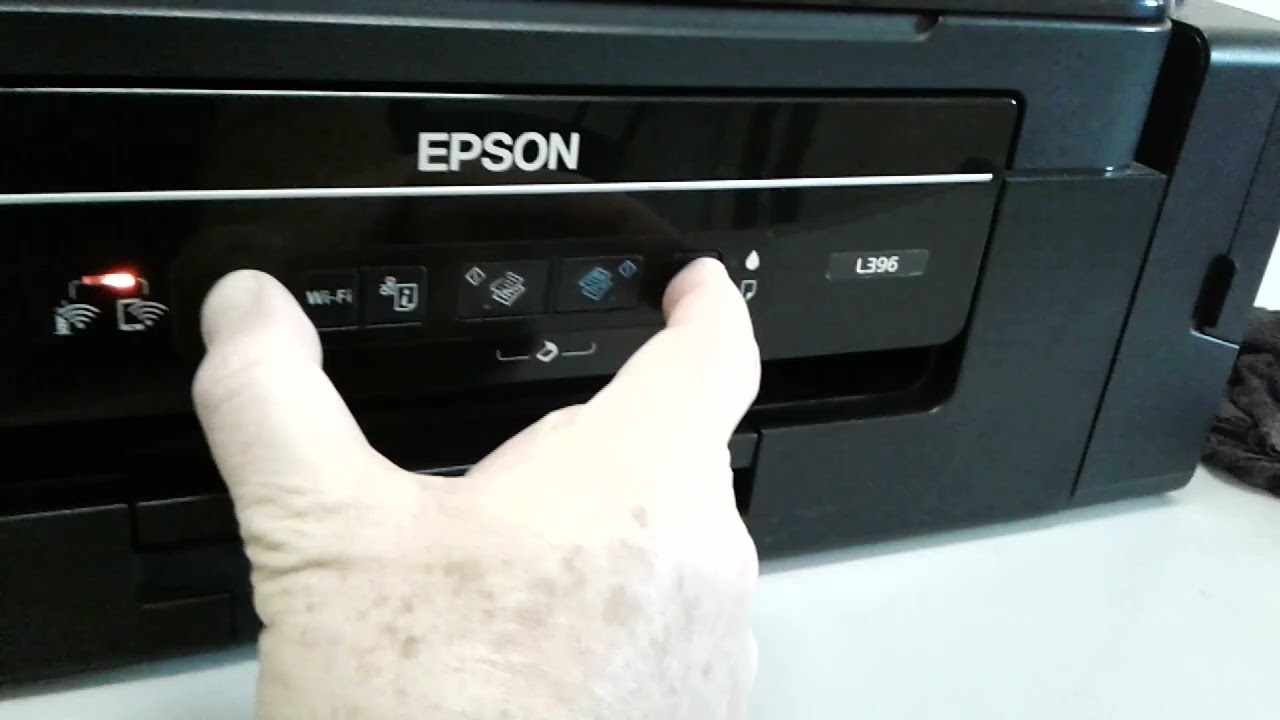 Impressora Epson L396 como fazer o teste de impressao e limpeza do cabeçote