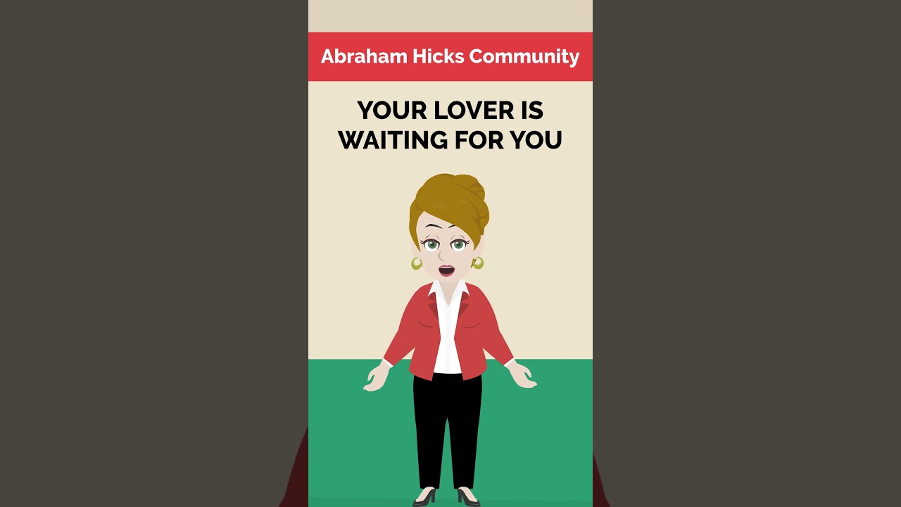 Abraham Hicks ~ YOUR LOVER IS WAITING FOR YOU✨(#Shorts)#abrahamhickswisdom#abrahamhicks