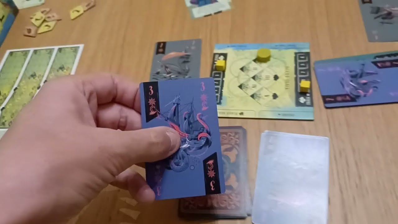 How to play Sail trick taking co-op limited communication board game card game AmassGames BGA cute
