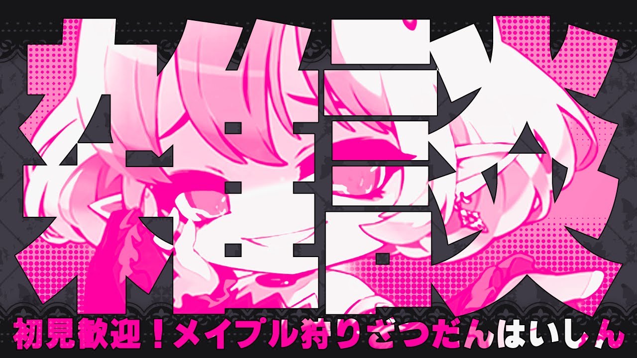 【MapleStory】狩り雑談！メインの狩りってたのしいね【初心者復帰者歓迎】