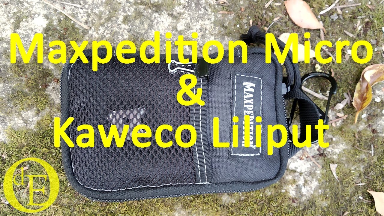 Maxpedition Micro EDC kit with Kaweco Liliput
