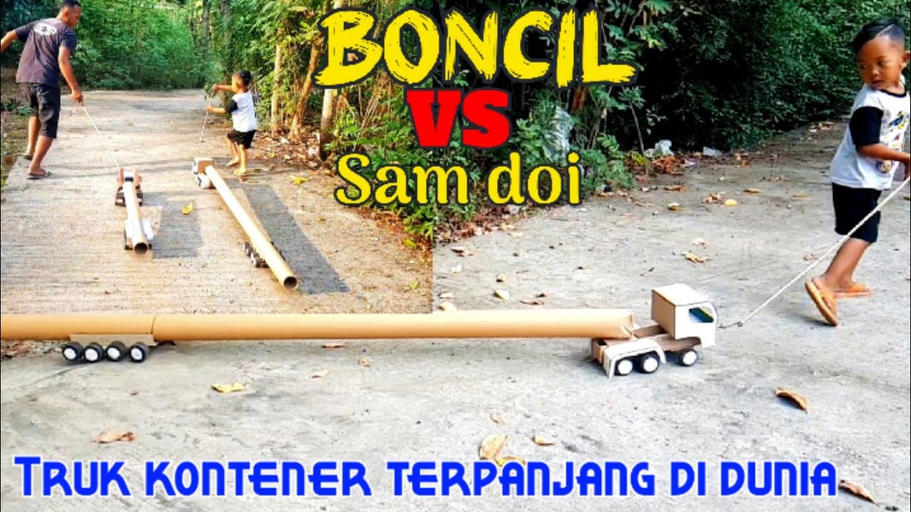 Boncil_Truk Kontener Terpanjang Di Dunia
