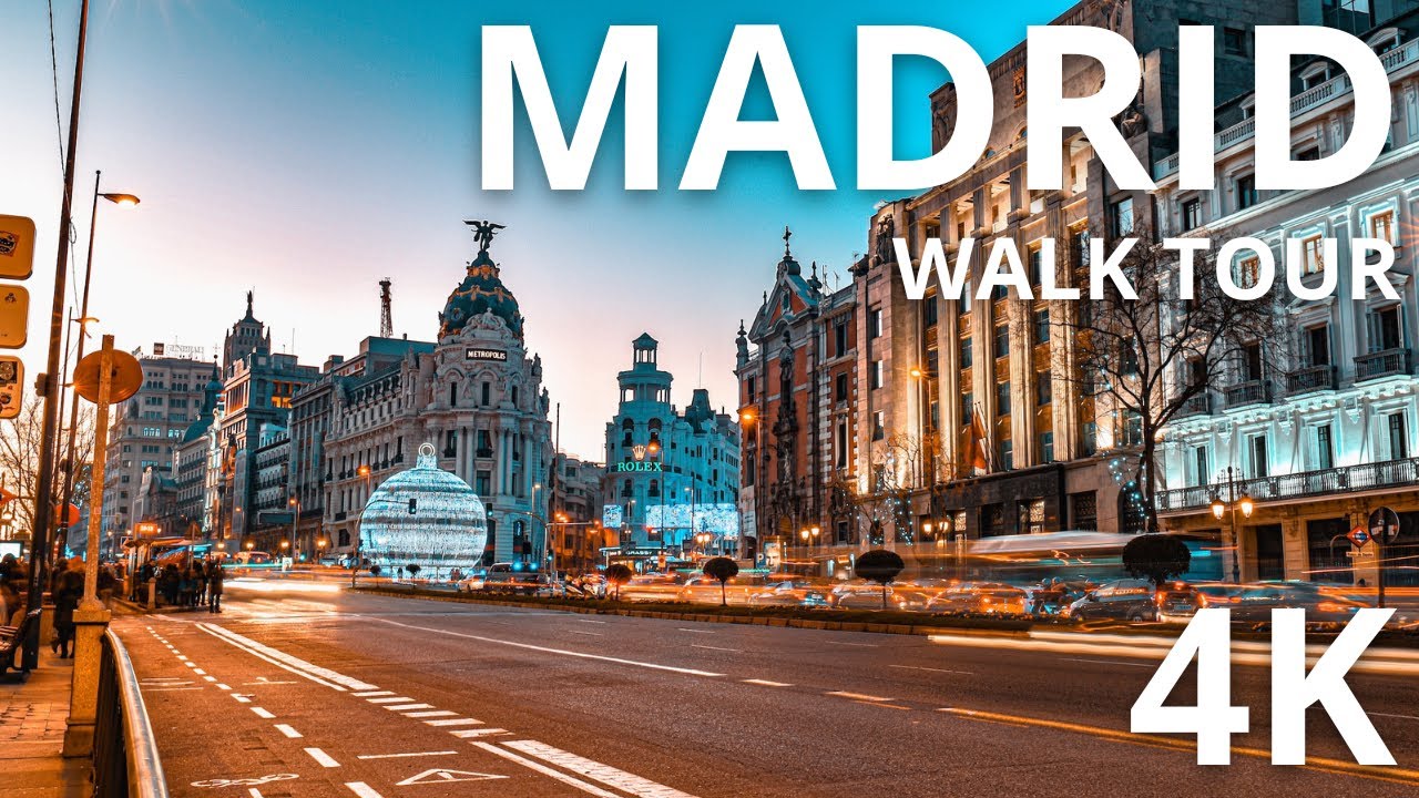 MADRID - SPAIN Walk Tour | Gran Vía - Chueca - Palacio Real | 4K - 60fps