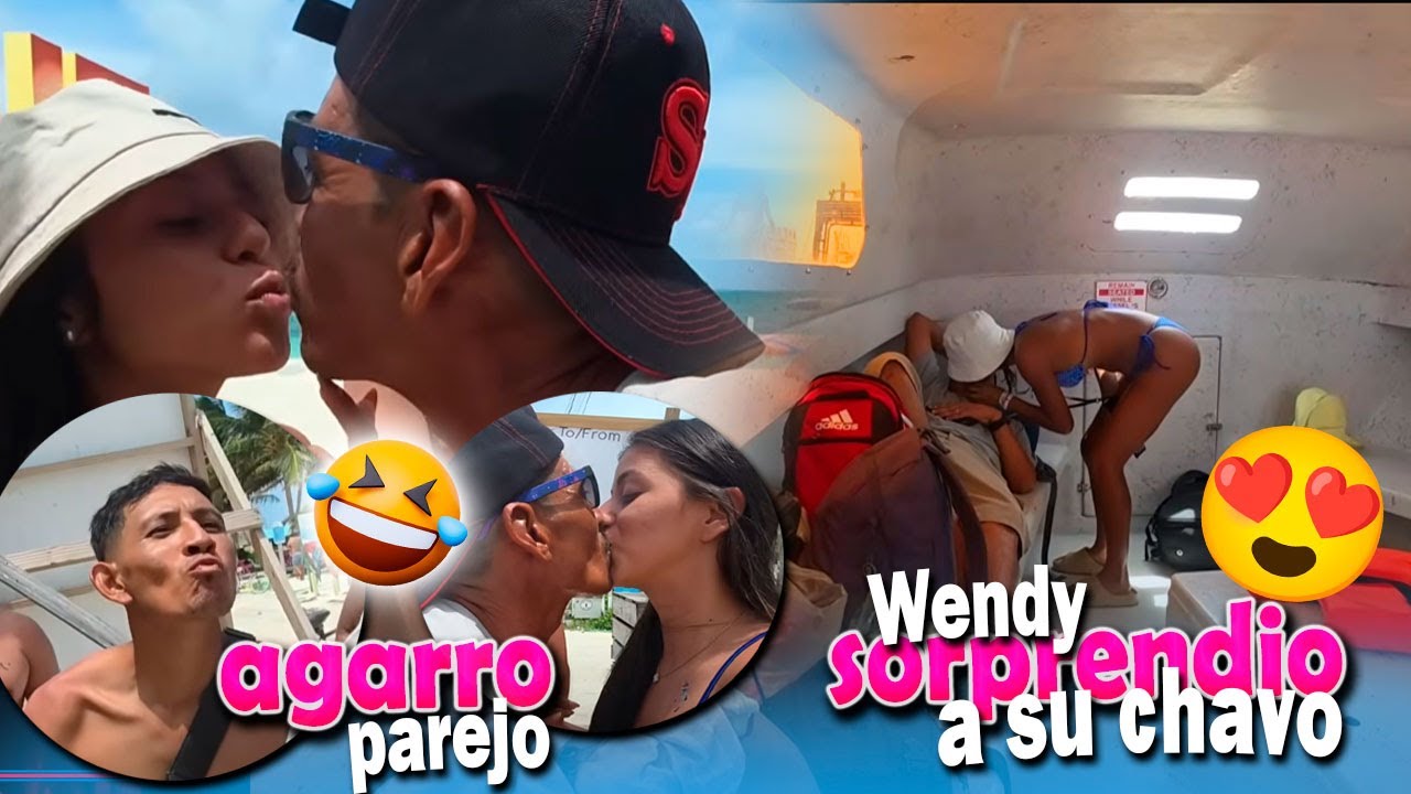 Aprovecho la oportunidad y beso a todas las chicas😳🤣 Wendy le dio una sorpresa a su chavo🥰