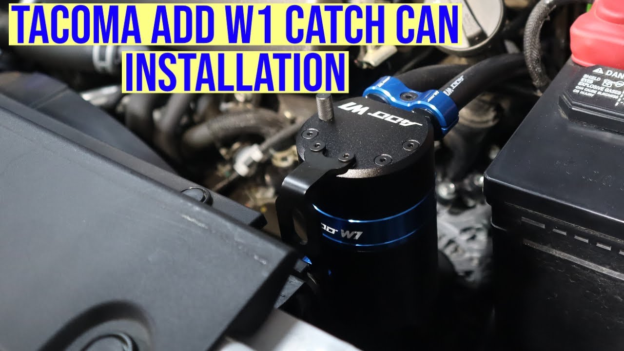 2021 Tacoma ADD W1 catch can oil catch can installation