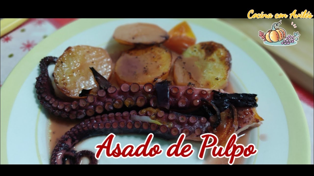 Asado de Pulpo con Patatas al Horno