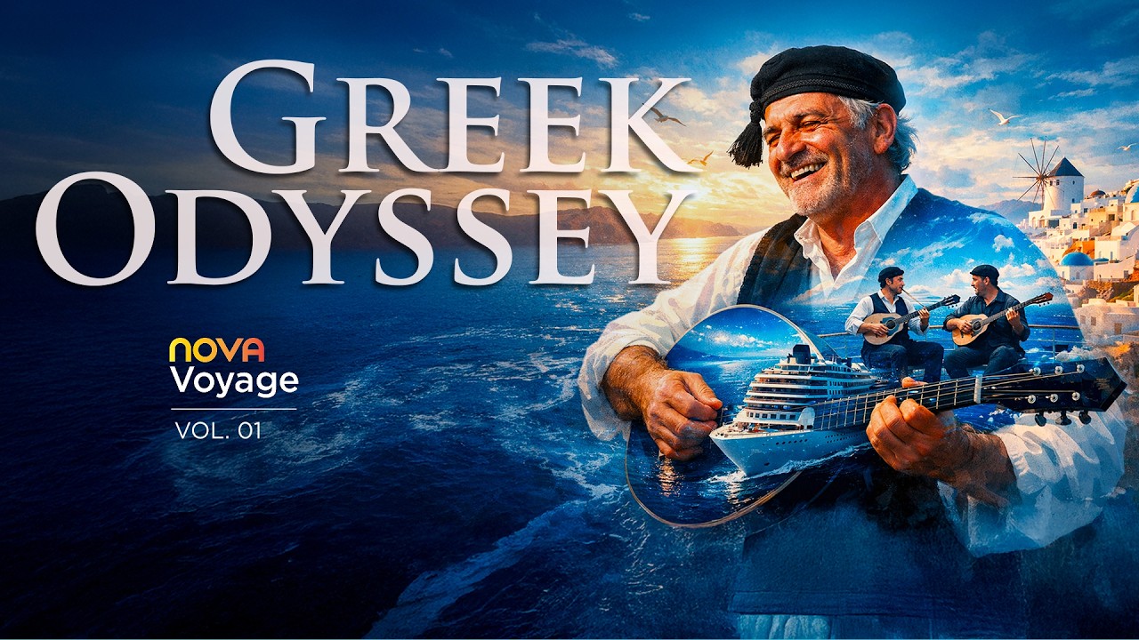 GREEK ODYSSEY 🇬🇷 | Relaxing Greek Music & Authentic Instrumental Bouzouki for Deep Focus | VOL. 01