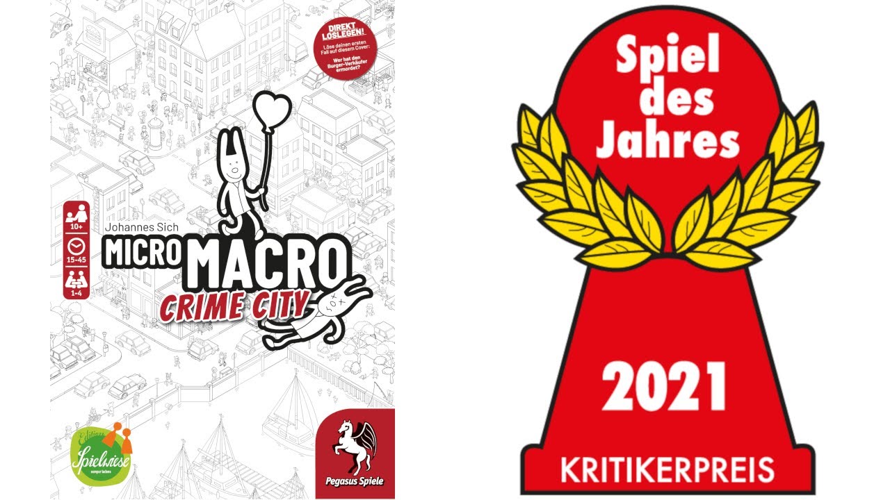 Spiel des Jahres 2021: &bdquo;MicroMacro: Crime City&ldquo;