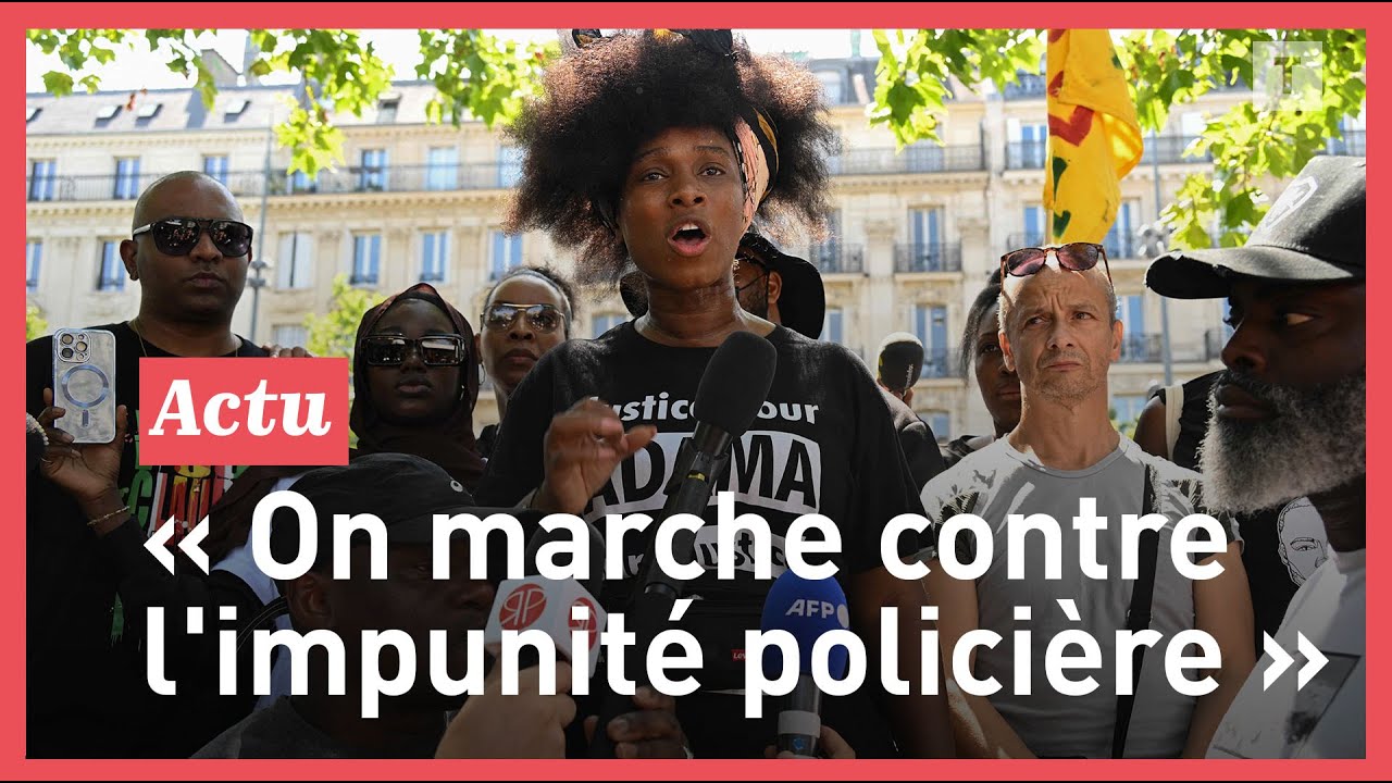 Rassemblement en mémoire d’Adama Traoré à Paris : 2 000 personnes, malgré son interdiction