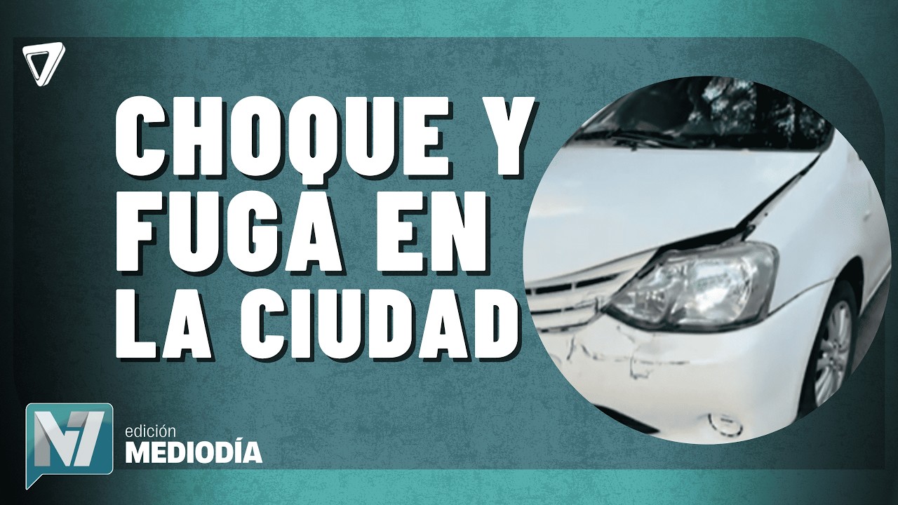 Una CAMIONETA chocó INTENCIONALMENTE a 3 vehículos y se dió a la FUGA