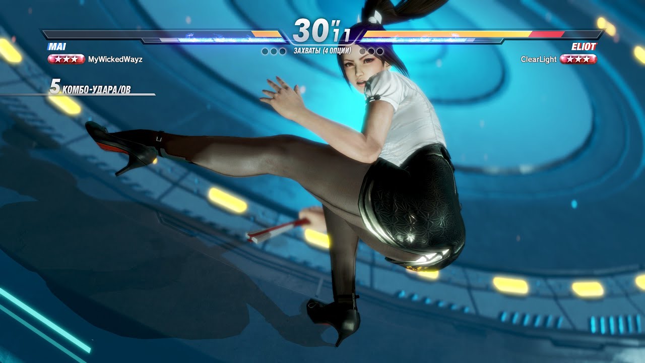 DOA6, MyWickedWayz, Mai Shiranui Vs ClearLight, Eliot, Dead or Alive 6, 4k