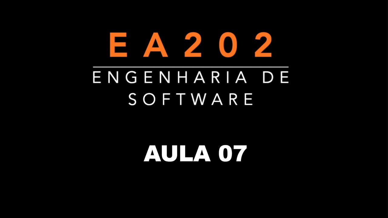 EA202 - Engenharia de Software - Aula 07 - Modelagem UML - Parte 1