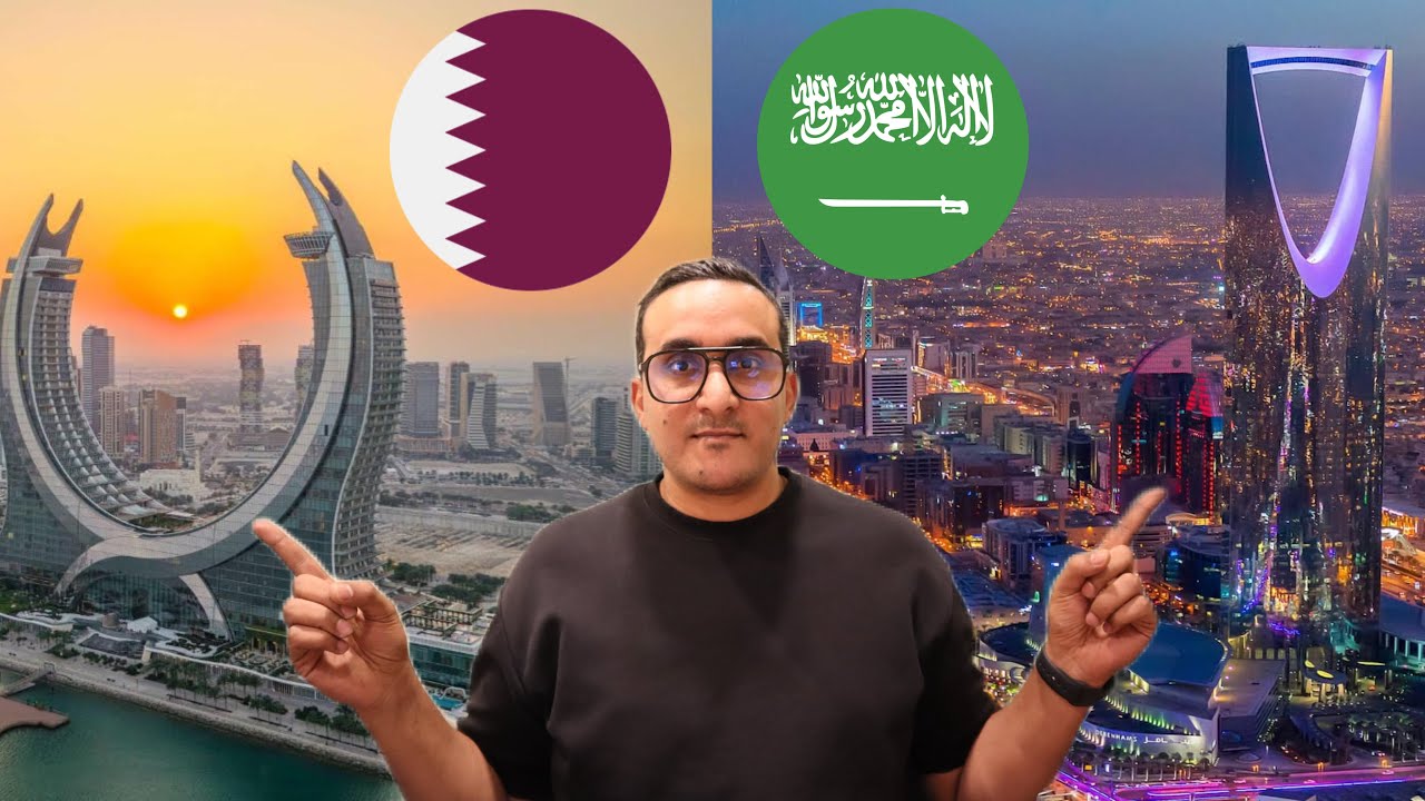 مقارنة بين االمعيشة في السعودية 🇸🇦 و قطر 🇶🇦 • إنصدمت من الأسعار !!