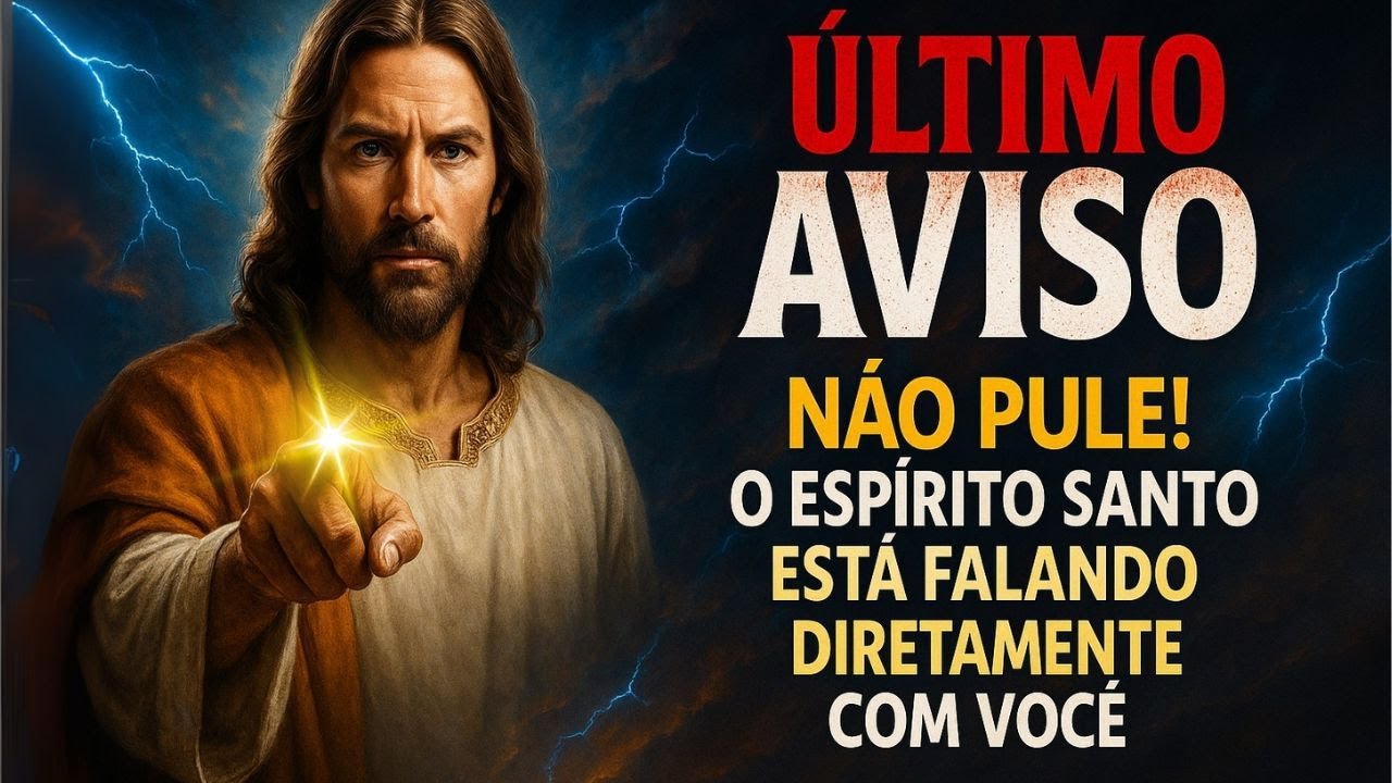 😭🔥 DEUS DIZ: O ESPÍRITO SANTO TROUXE UM SINAL URGENTE DE VITÓRIA