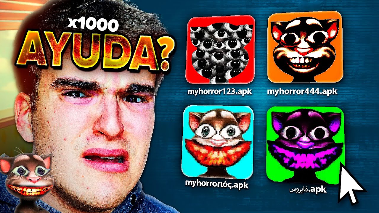 Probando 1000 VIRUS de MYHORROR en mi CELULAR... (PARTE 1) 💀