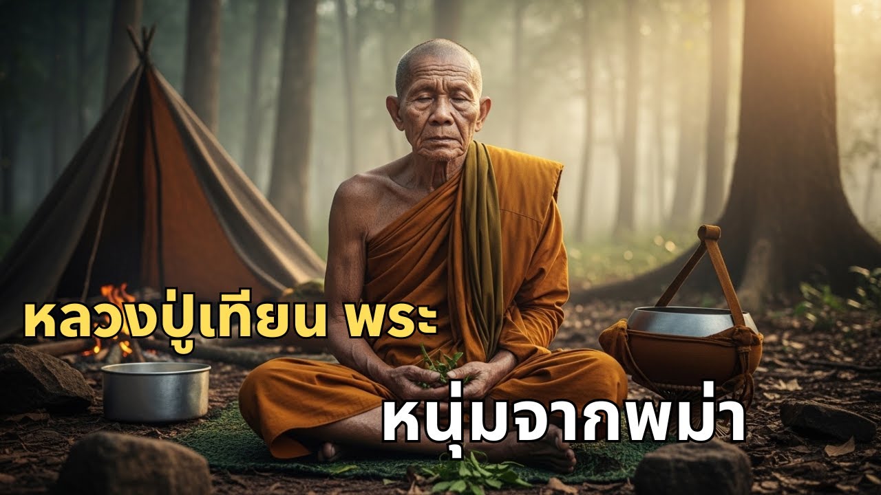หลวงปู่เทียนธุดงค์ป่าลึกพม่า : รอยธุดงค์