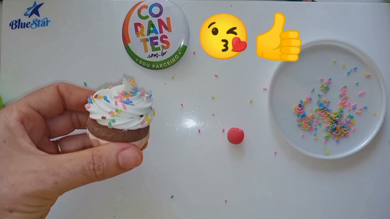 cupcake em biscuit #biscuit #canecabiscuit
