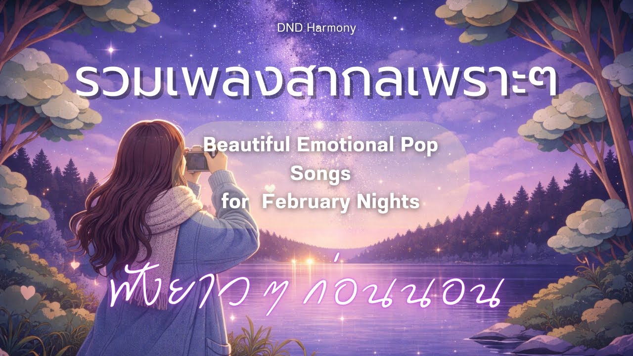 Beautiful Emotional Pop Songs for February Nights — รวมเพลงสากลเพราะ ๆ ฟังยาวก่อนนอน