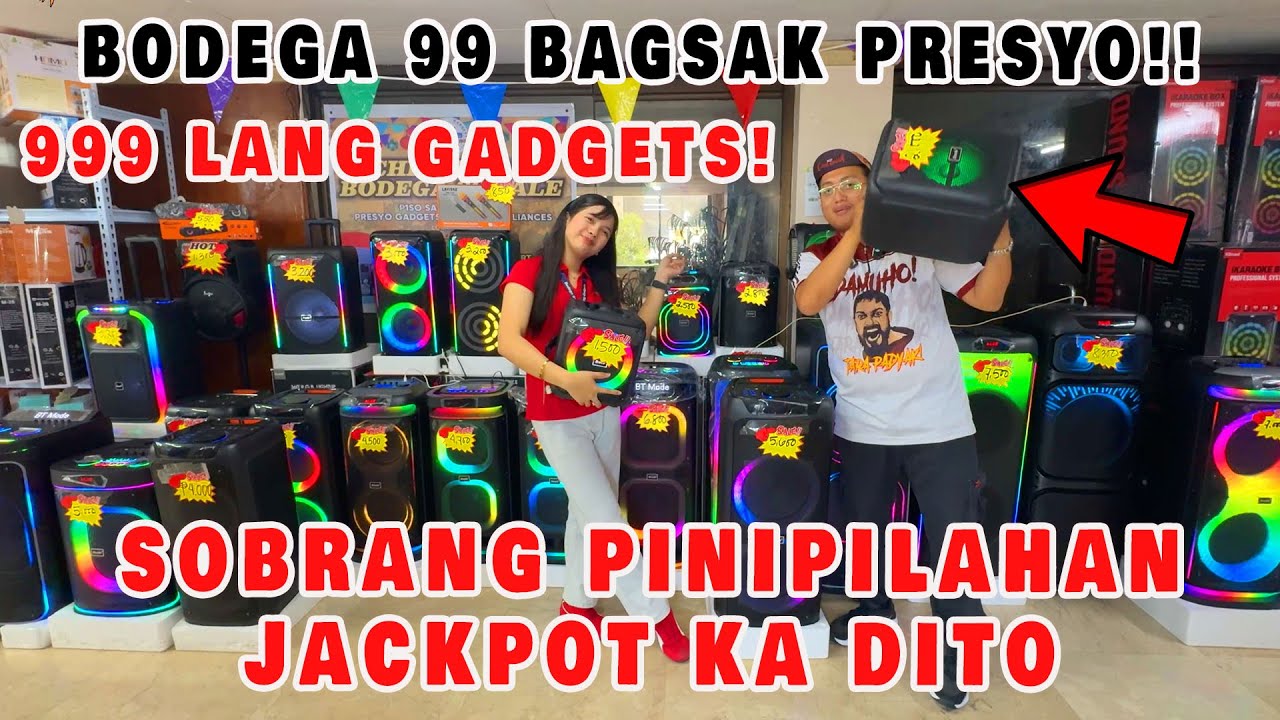 PARTY BOX BLUETOOTH SPEAKER SOBRANG PINIPILAHAN LEGIT ₱999 LANG SA BODEGA 99