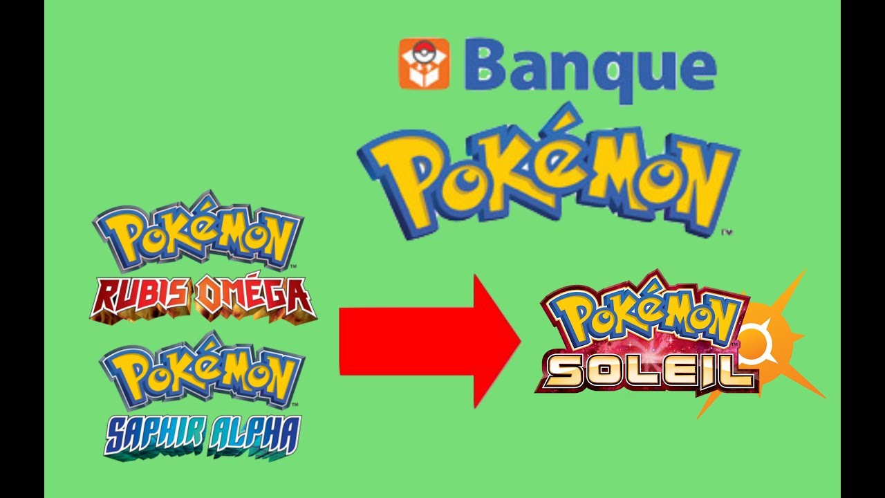 TRANSFERT de shinys avec BANQUE POKEMON entre pokémon rosa et soleil