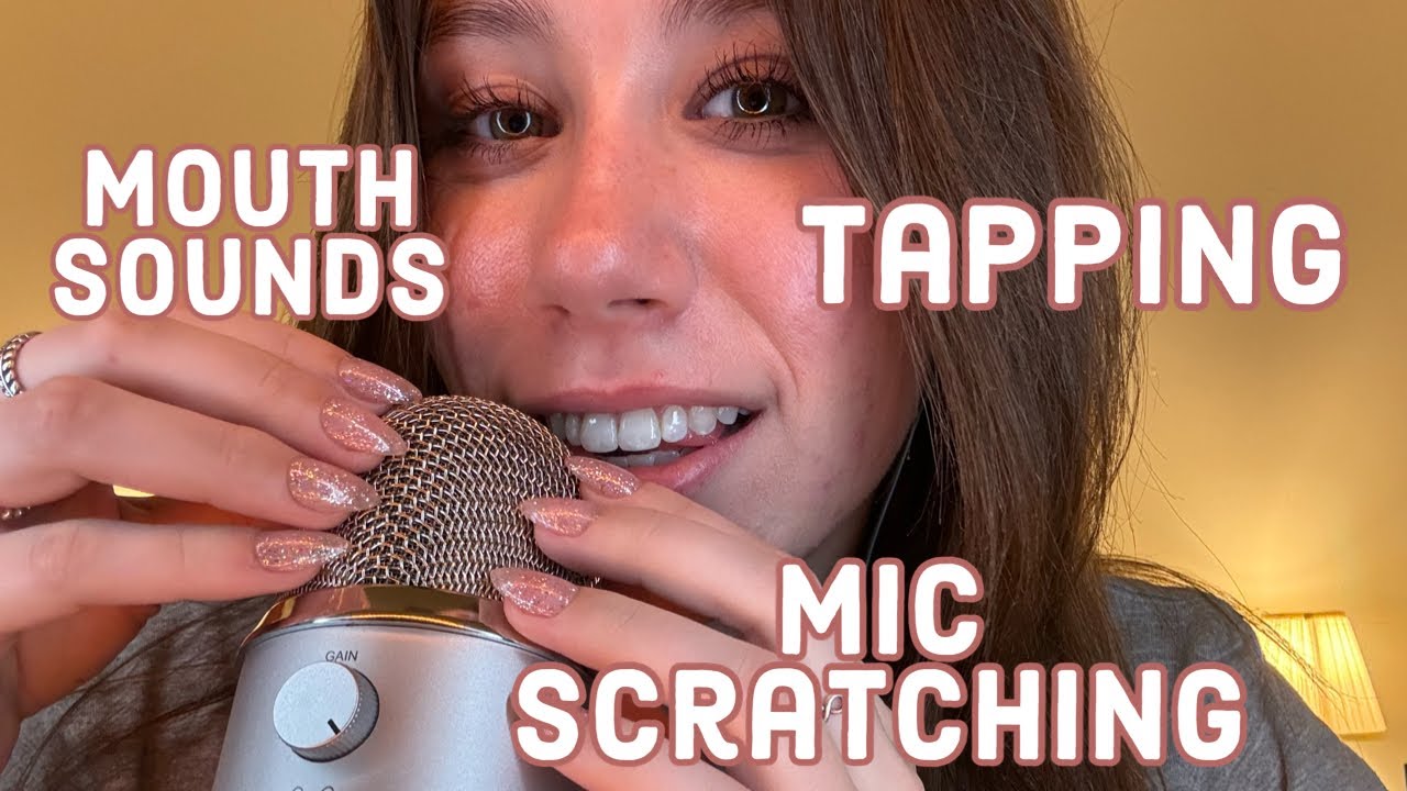ASMR | Tapping, Mouth Sounds, Mic Scratching, Whispers, and More