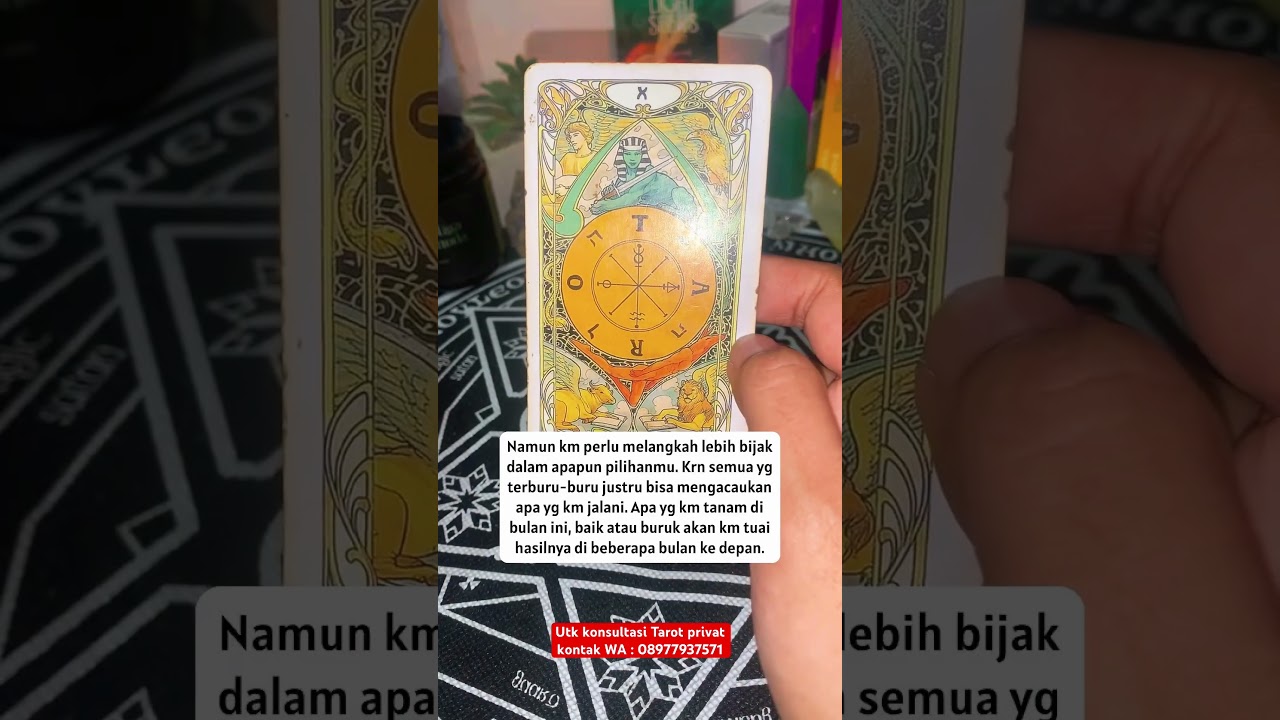 Semoga keberuntungan menyeetaimu. Aamiin. #tarot #tarotreading #ramalantarot #tarothariini